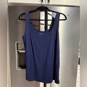 Lilly Pulitzer Deep Blue Tank Top